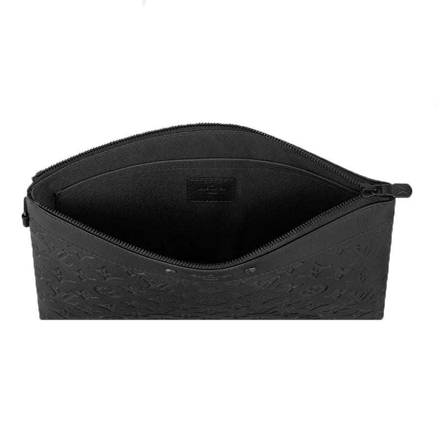 Louis Vuitton To Go Pouch Monogram Shadow Leather