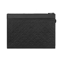 Louis Vuitton To Go Pouch Monogram Shadow Leather