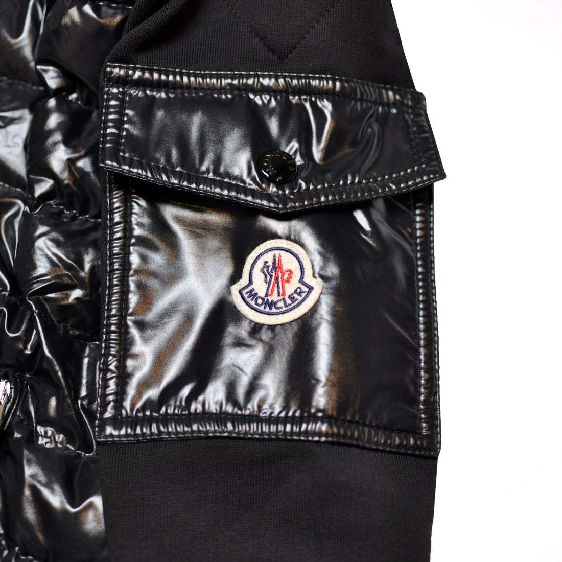 Moncler Hooded Down Cardigan