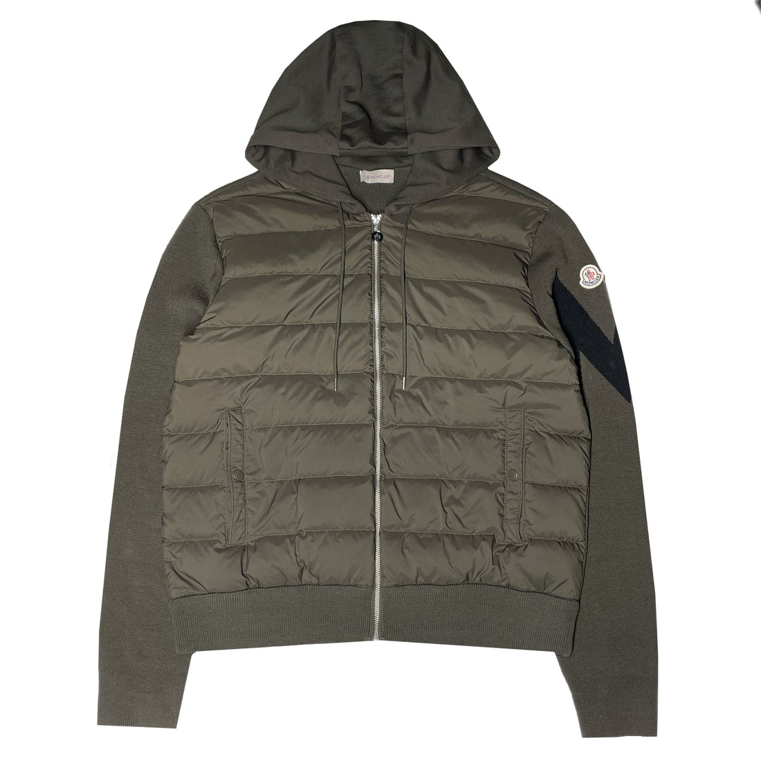 Moncler Hooded Down Cardigan