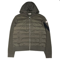 Moncler Hooded Down Cardigan