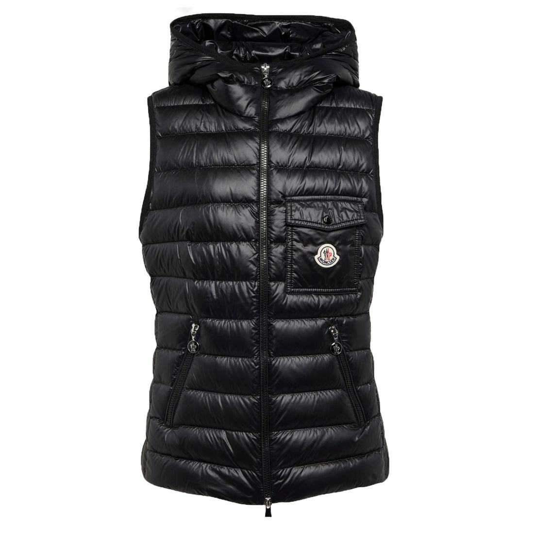 Moncler Glygos Hooded Down Vest Women