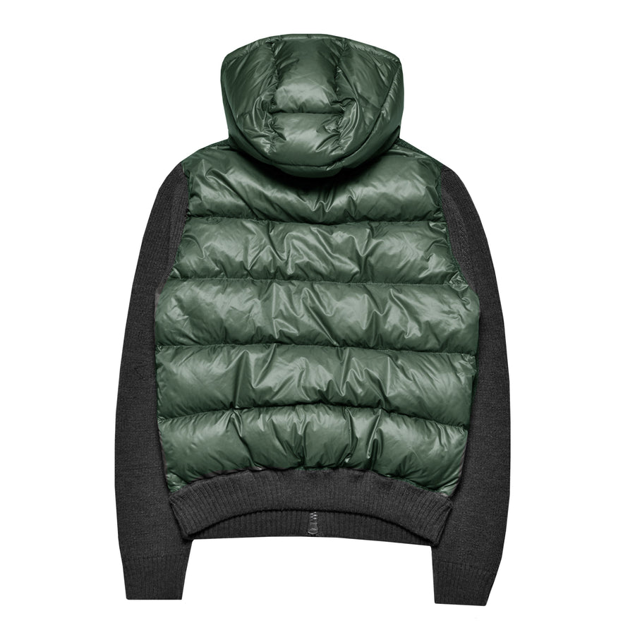 Moncler Hooded Down Cardigan