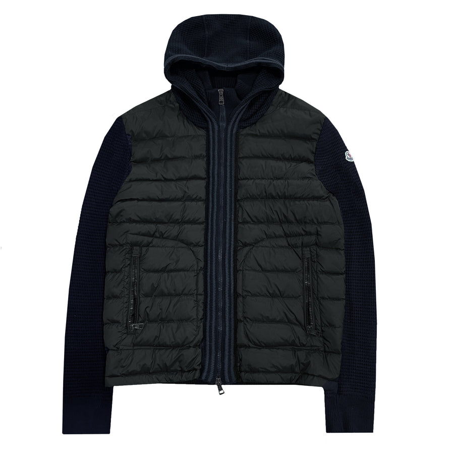 Moncler Hooded Down Cardigan