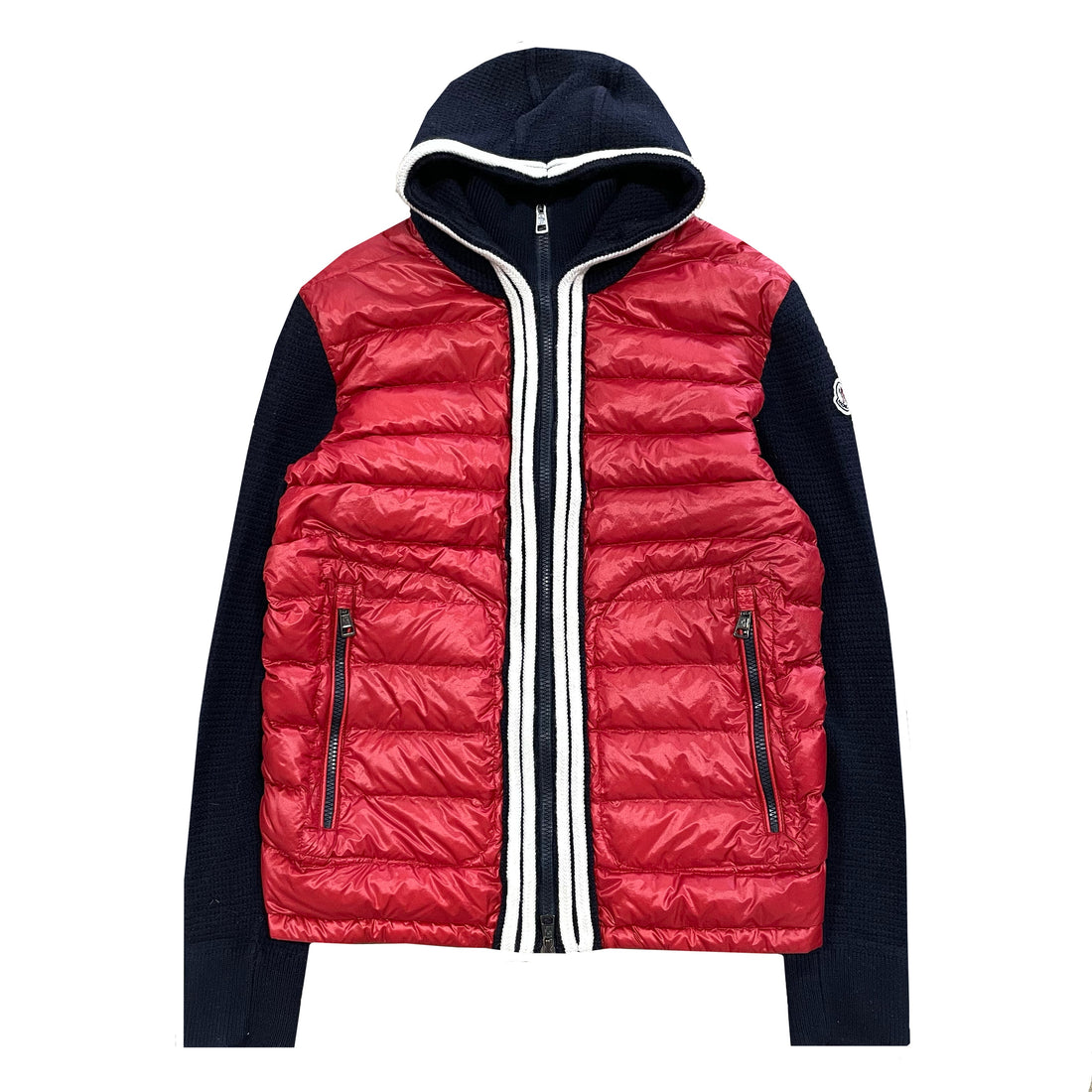 Moncler Hooded Down Cardigan