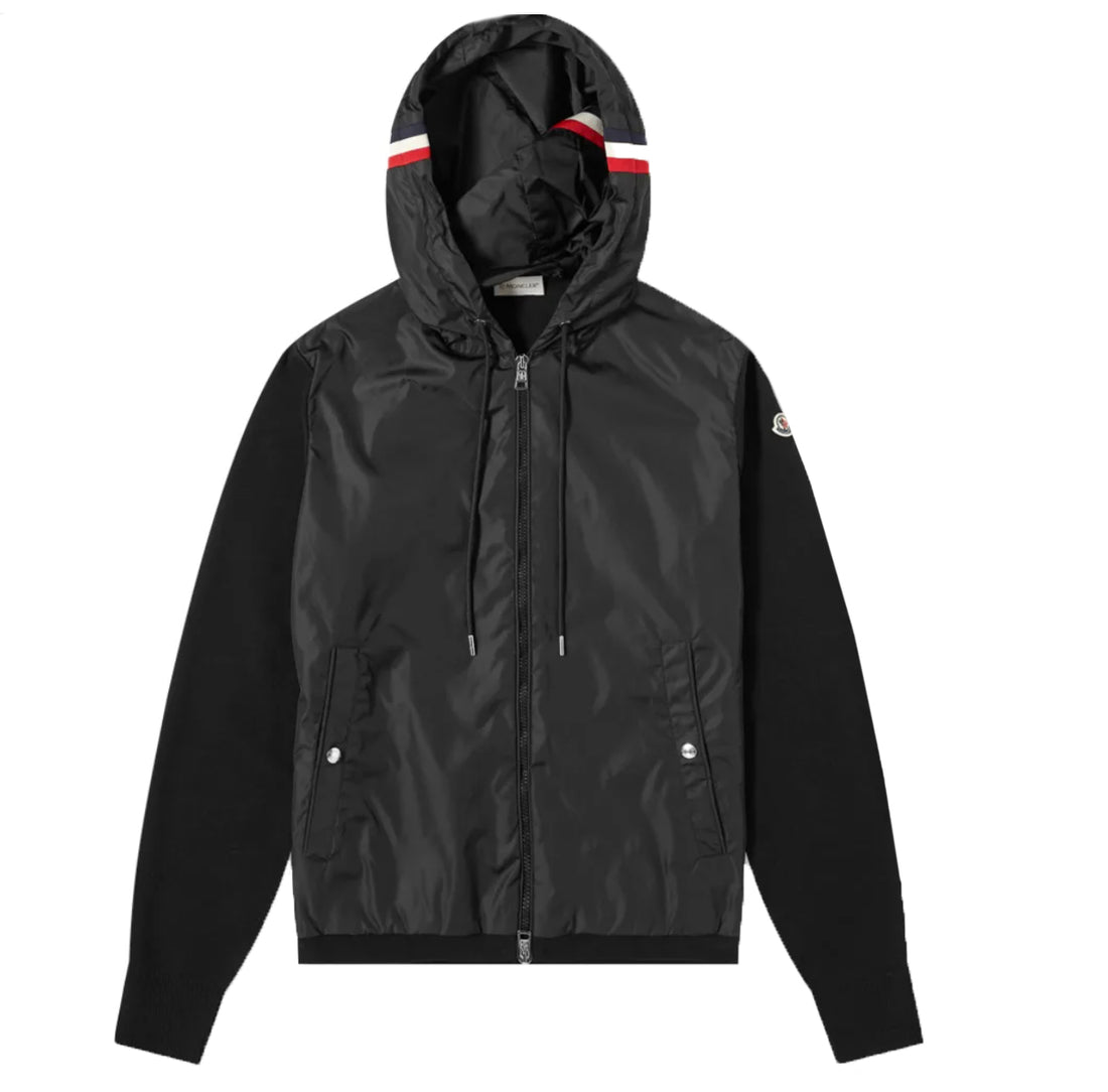 Moncler Hooded Hybrid Cardigan