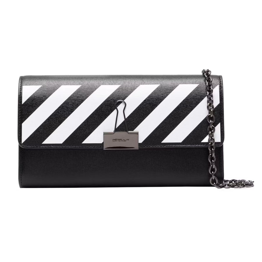 off white binder clip card holder Off-White Bag Closet Club White featuring signature Binder Clip fastening OFF-WHITE Metal Binder Clip Silver