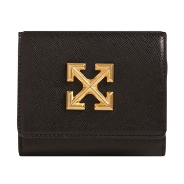 Off-White Jitney Leather Flap Wallet Women