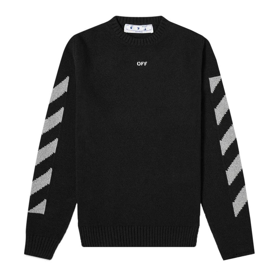 Off-White Knitted Arrow Sweater