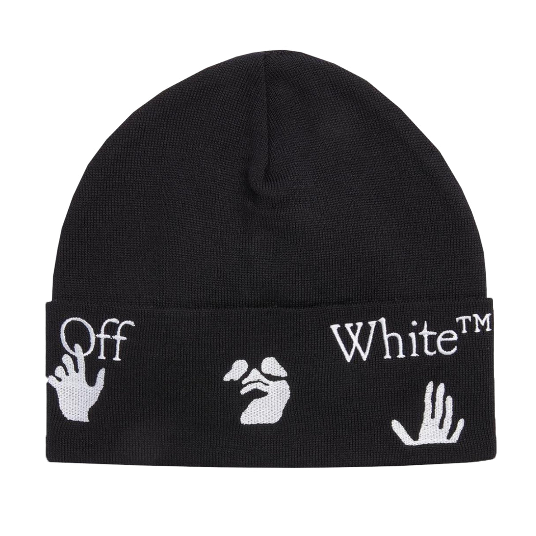 Off-White Logo Embroidery Beanie