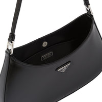 Prada Cleo Brushed Leather Shoulder Bag