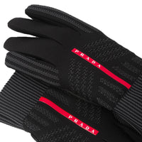 Prada Linea Ross Windproof Knit Gloves