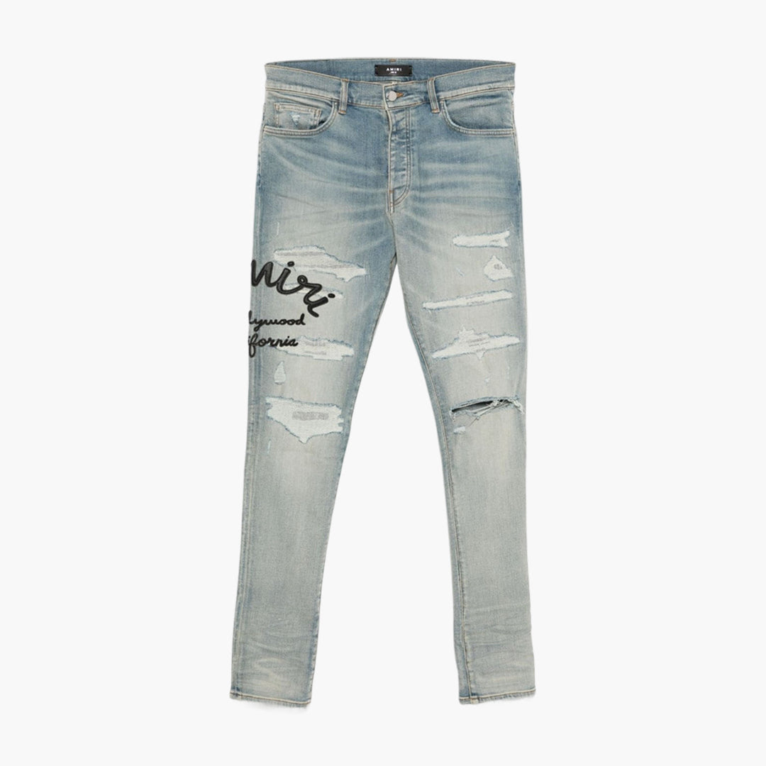 Amiri Hollywood Thrasher Jean Antique Indigo