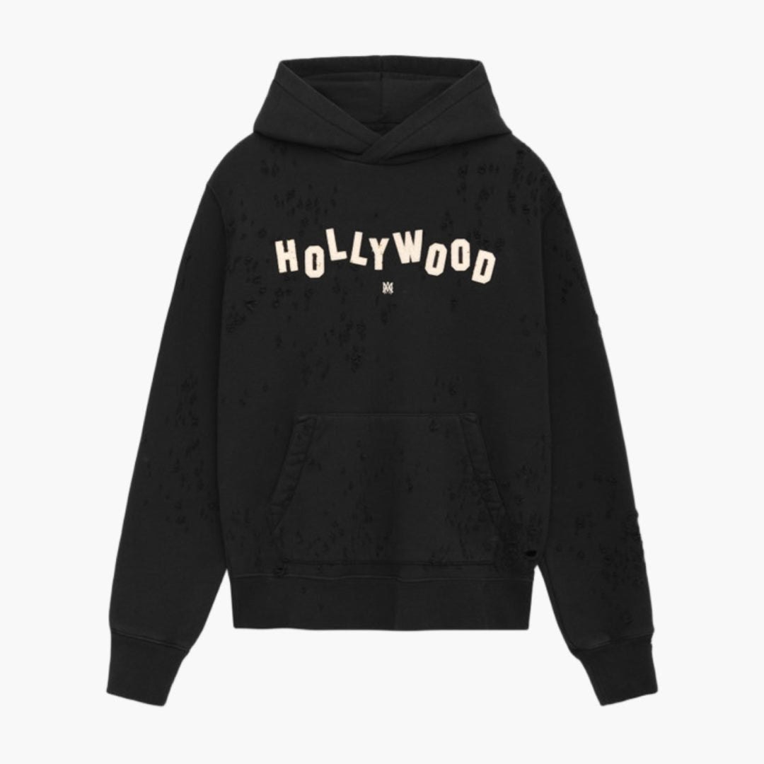 Amiri Hollywood Shotgun Hoodie Black