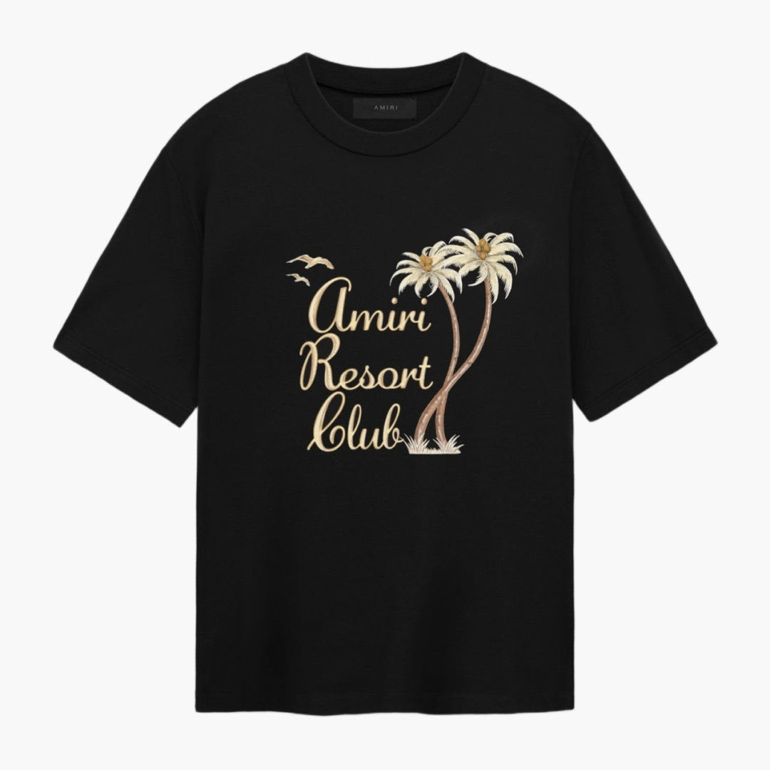 Amiri Twisted Palms T-Shirt Black