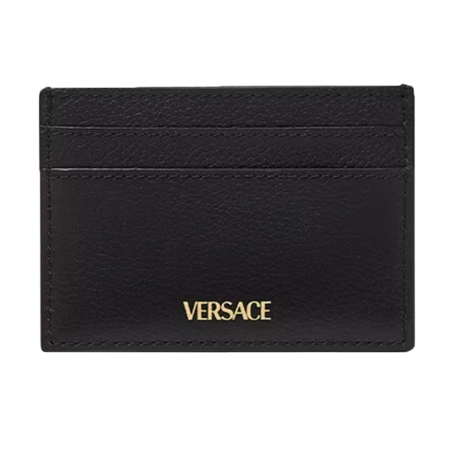 Versace Brown Leather Cardholder main image 1