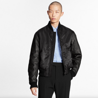 Louis Vuitton Monogram Leather Mix Bomber Jacket