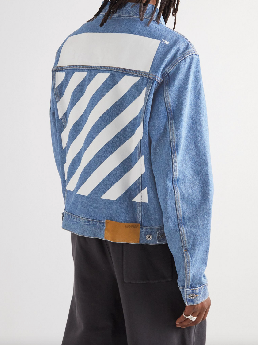 Off-White Diag Printed Denim Jacket