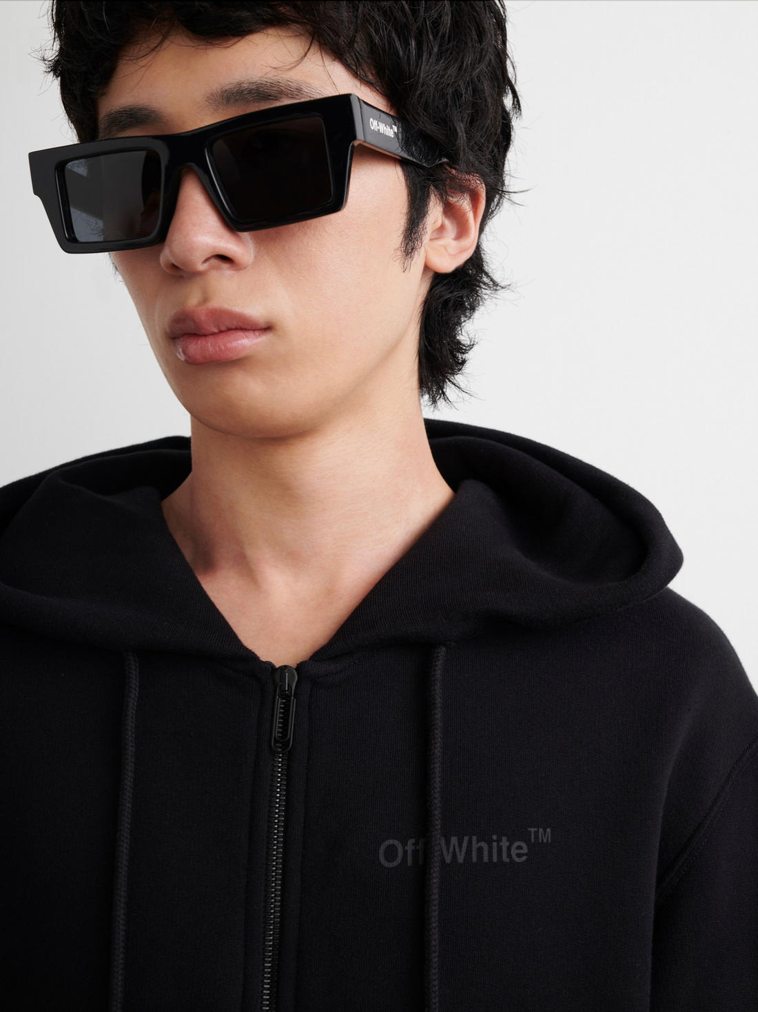 Off-White Diag Printed Zip Hoodie