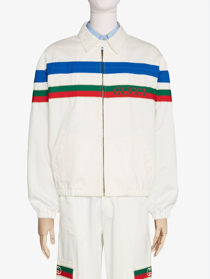 Gucci Striped Detailed Jacket