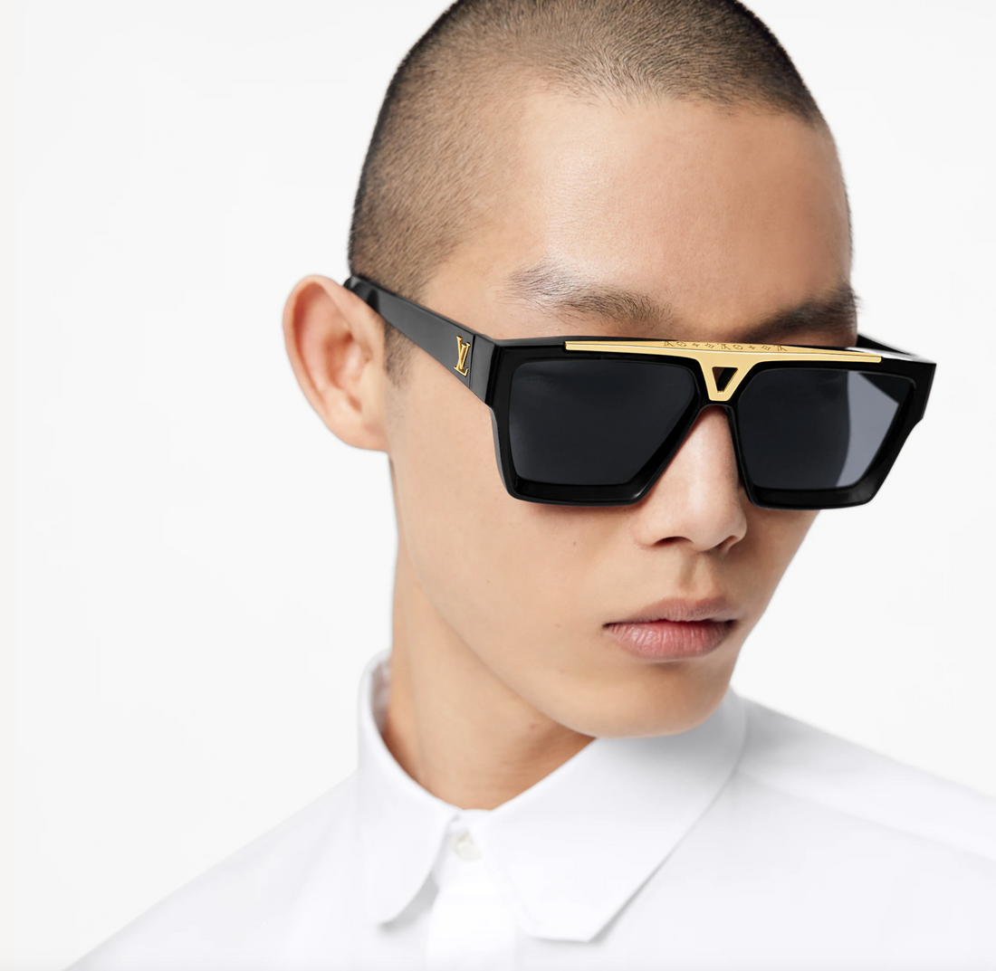 Louis Vuitton Black Z1165W 11 Millionaires Square Sunglasses Louis Vuitton   TLC