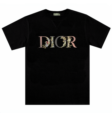 Dior Floral Embroidery T-Shirt