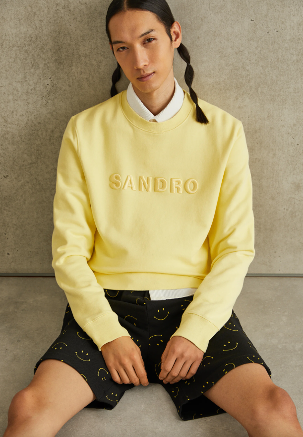 Sandro Paris Embroidered Sweatshirt