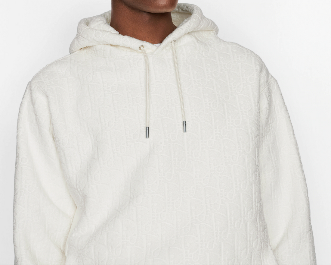 Dior Oblique Terry Cotton Jacquard Hoodie