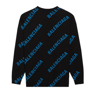 Balenciaga All-Over Print Sweater