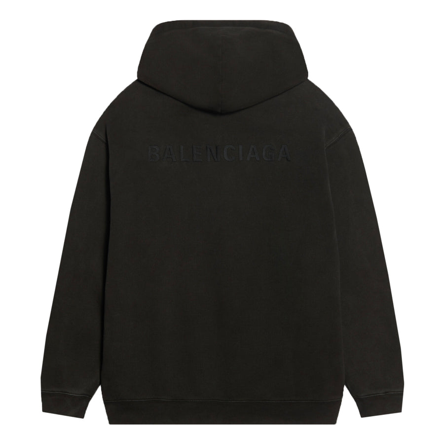 Balenciaga Logo Embroidery Hoodie