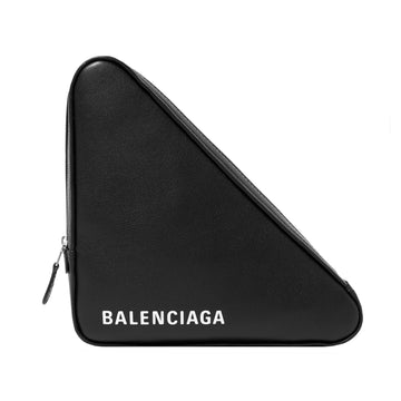 Balenciaga Triangle Leather Pouch