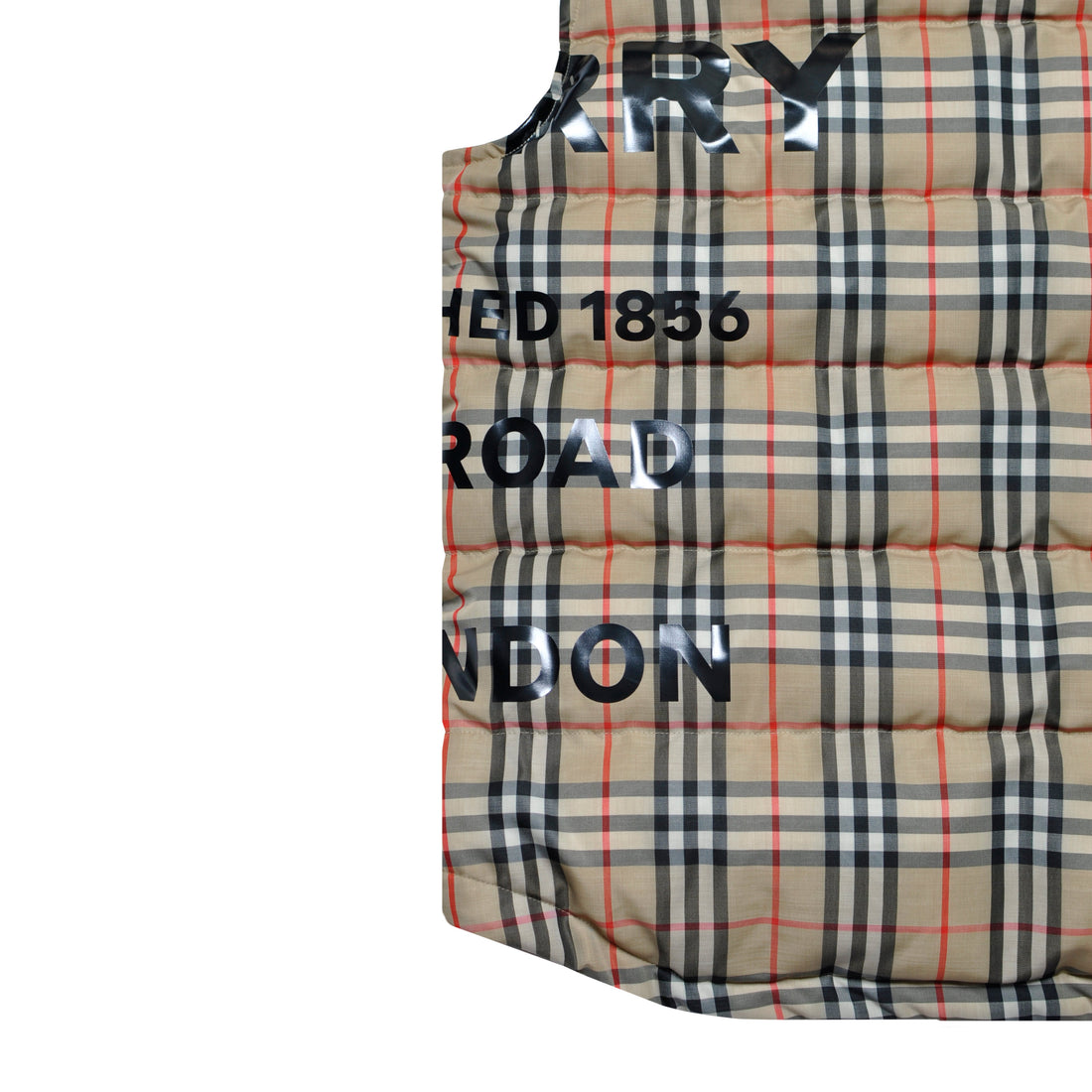 Burberry Check Down Vest