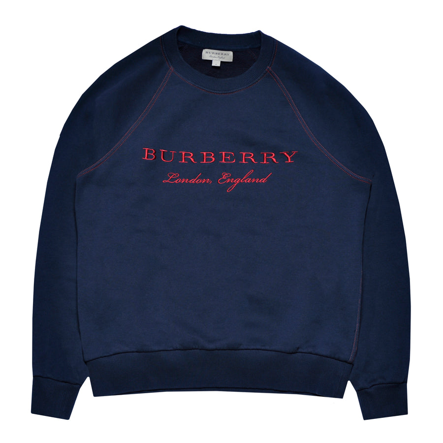 Burberry Logo Embroidery Sweatshirt
