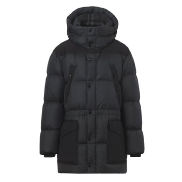 Burberry Logo Appliqué Nylon Puffer Coat