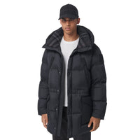 Burberry Logo Appliqué Nylon Puffer Coat