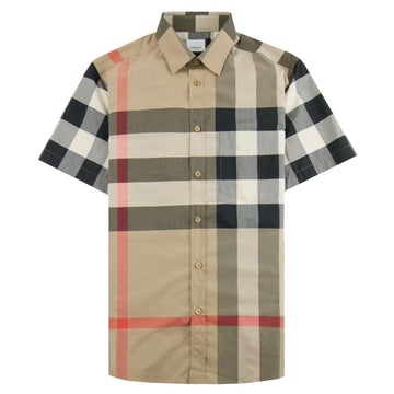 Burberry Short Sleeve Check Shirt