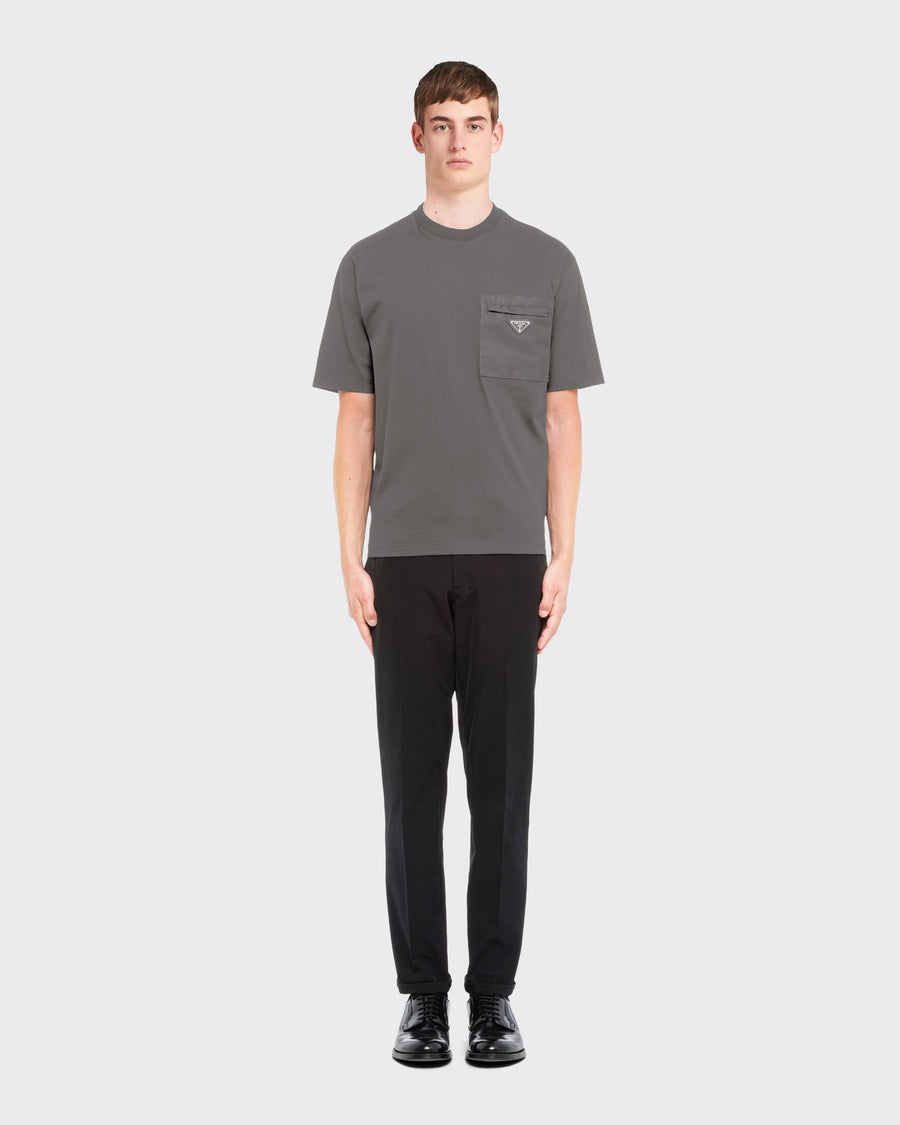 Prada Nylon Pocket Logo T-Shirt