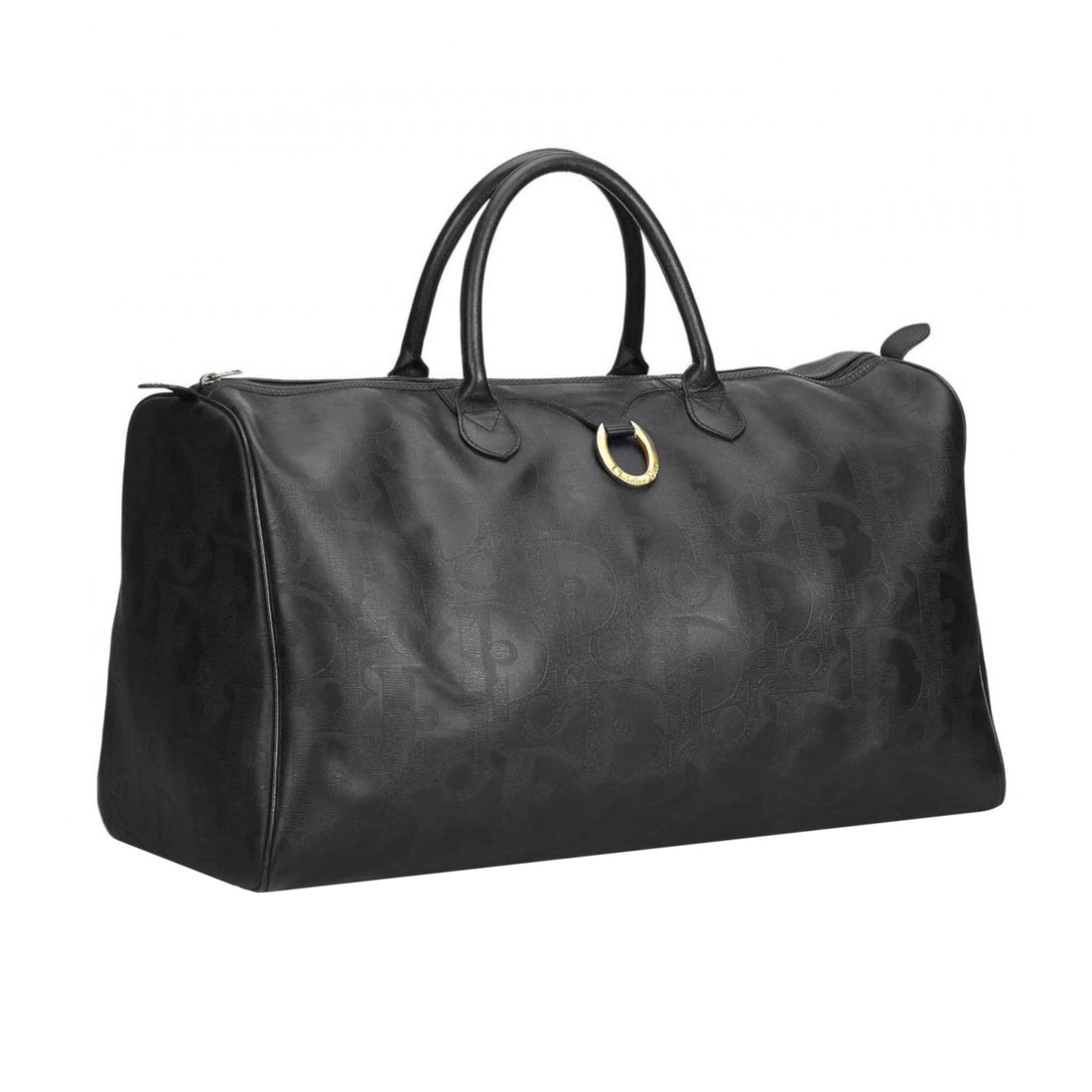 Dior Monogram Leather Duffle Bag