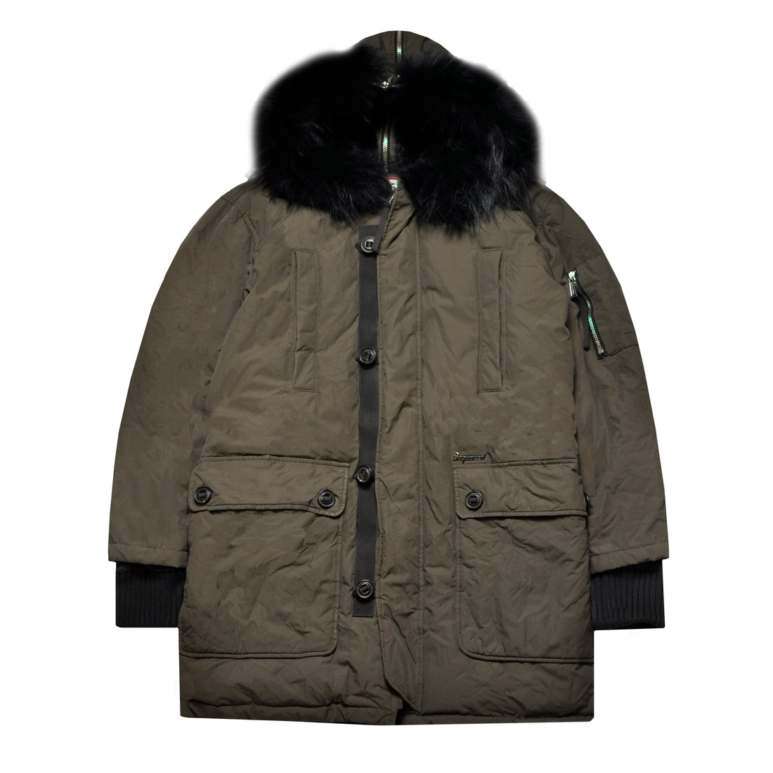 Dsquared2 Racoon Fur Down Parka