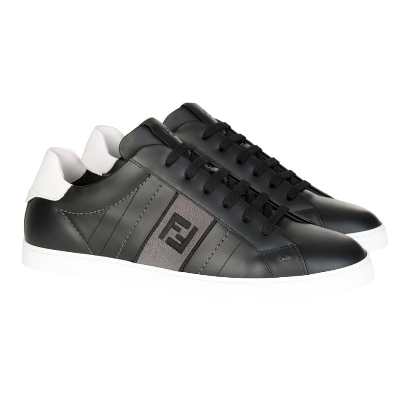 Fendi Low-Top Leather Sneaker