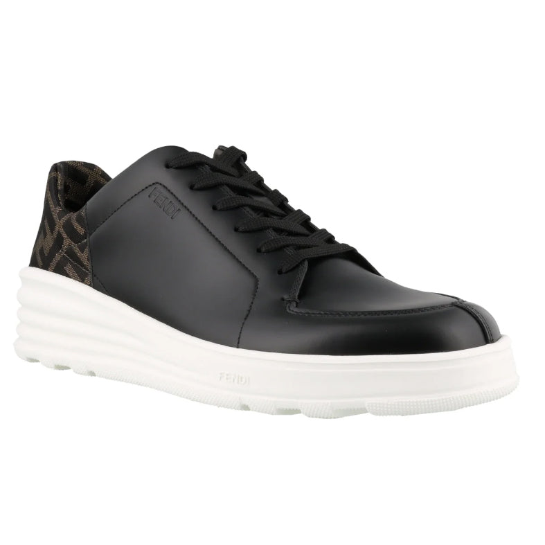 Fendi FF Motif Leather Sneaker