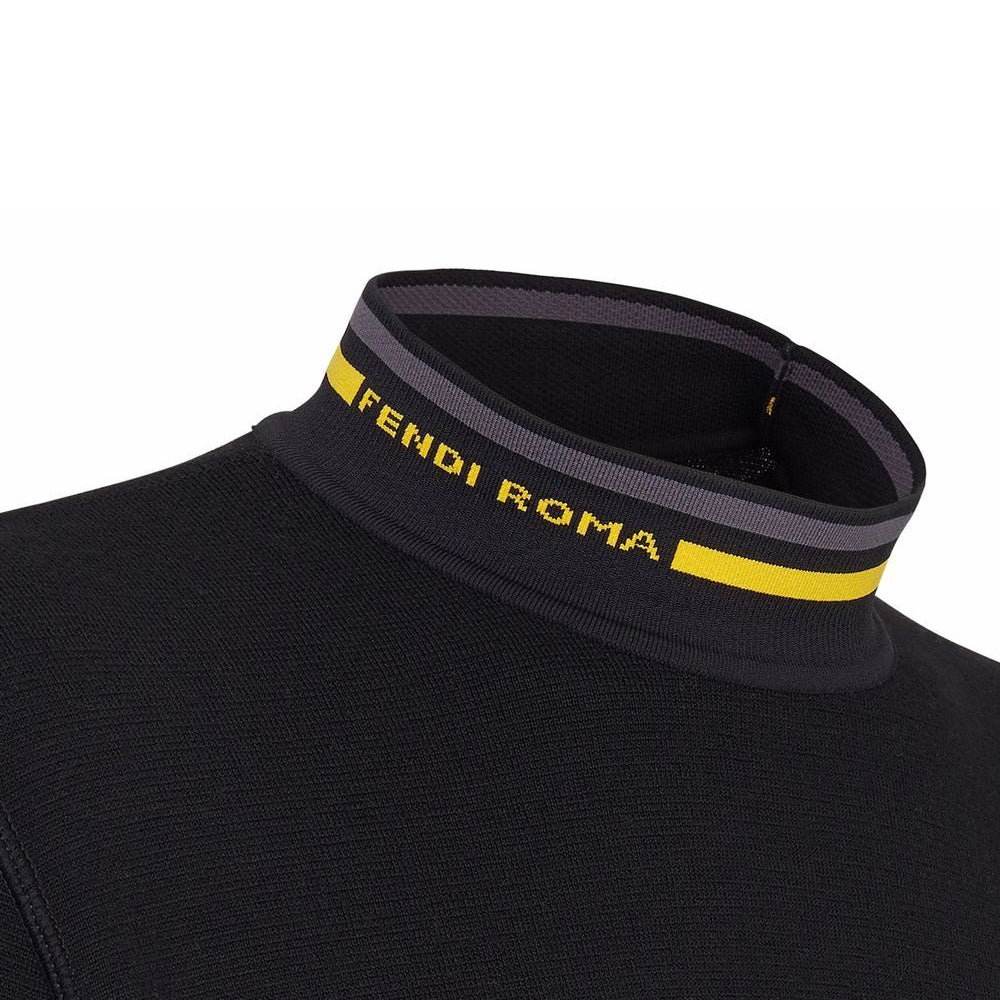 Fendi Turtle Neck Logo Sweater