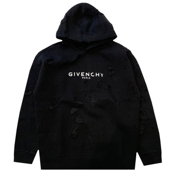 Givenchy Destroyed Logo Hoodie