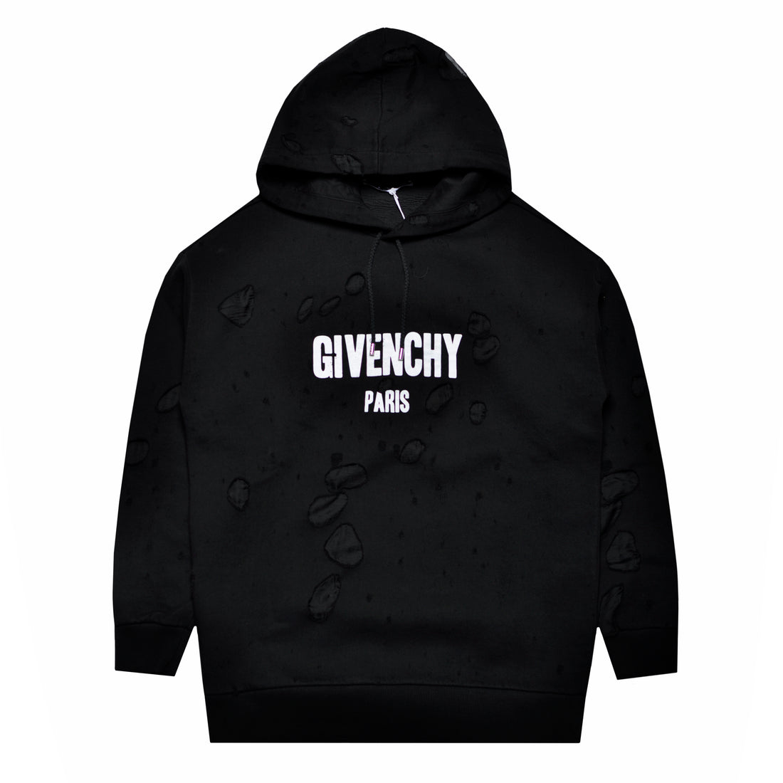 Givenchy destroyed shop logo sweatshirt