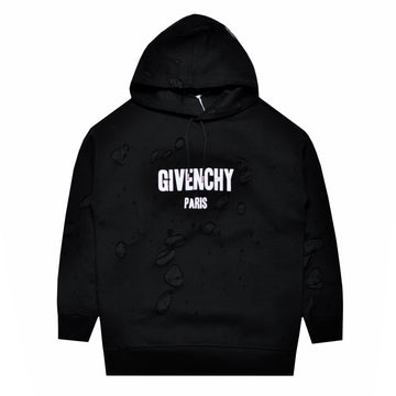 Givenchy Destroyed Logo Hoodie