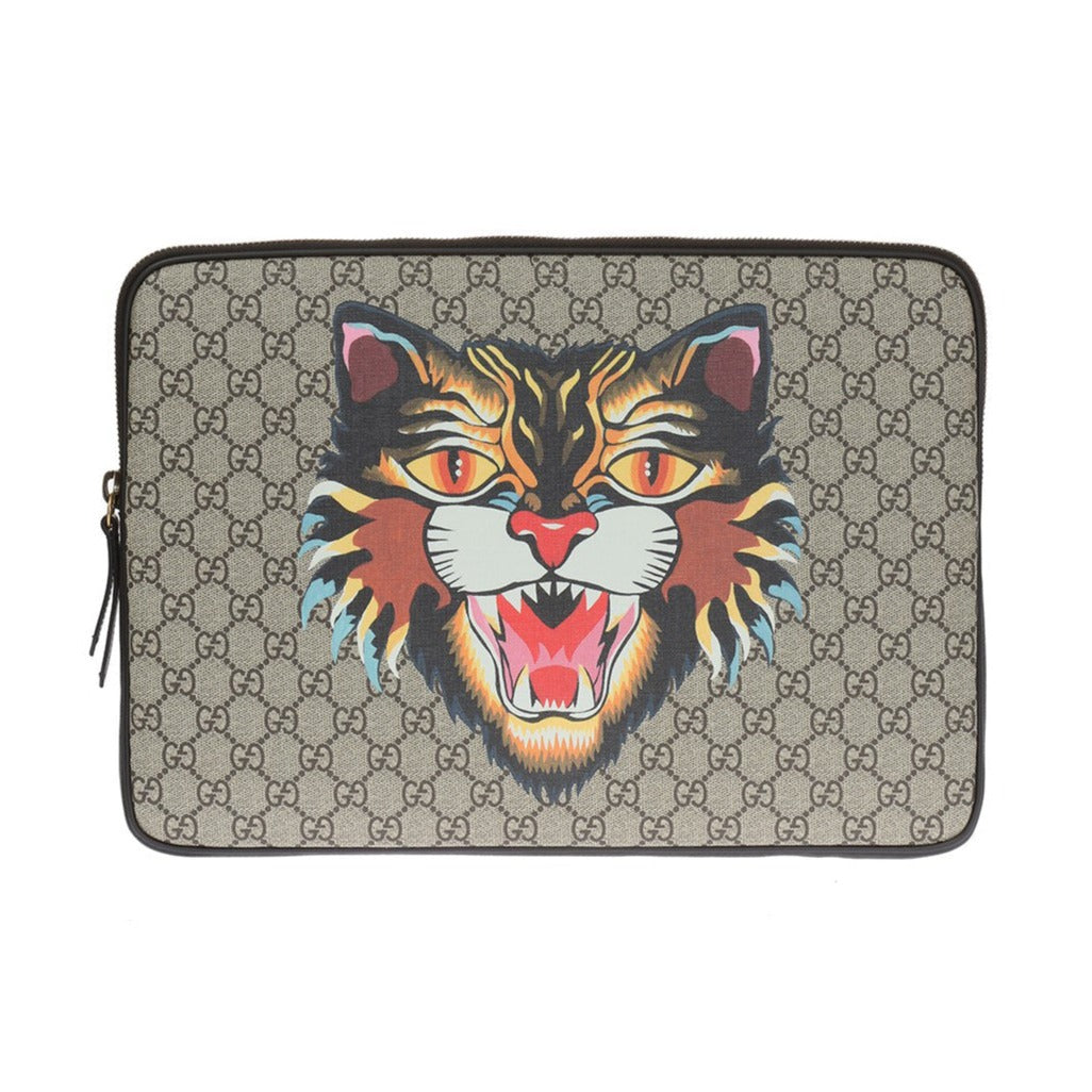 Gucci Angry Cat Computer Case