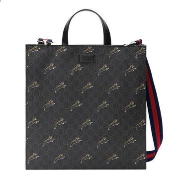 Gucci GG Supreme Tiger Shopper Tote Bag