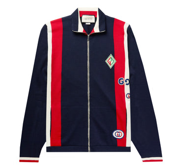 Gucci Zip-Up Knitted Sweater