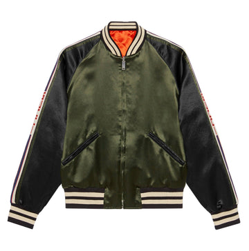 Gucci Logo Striped Varsity Jacket