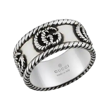 Gucci Double G Silver Ring